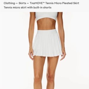 TNA Micro Pleated Tennis Skirt